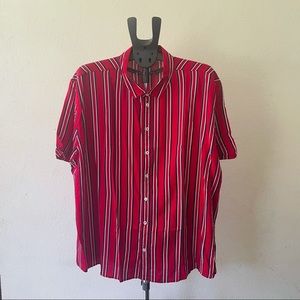 BoohooMAN Vertical Striped Button Up Shirt
